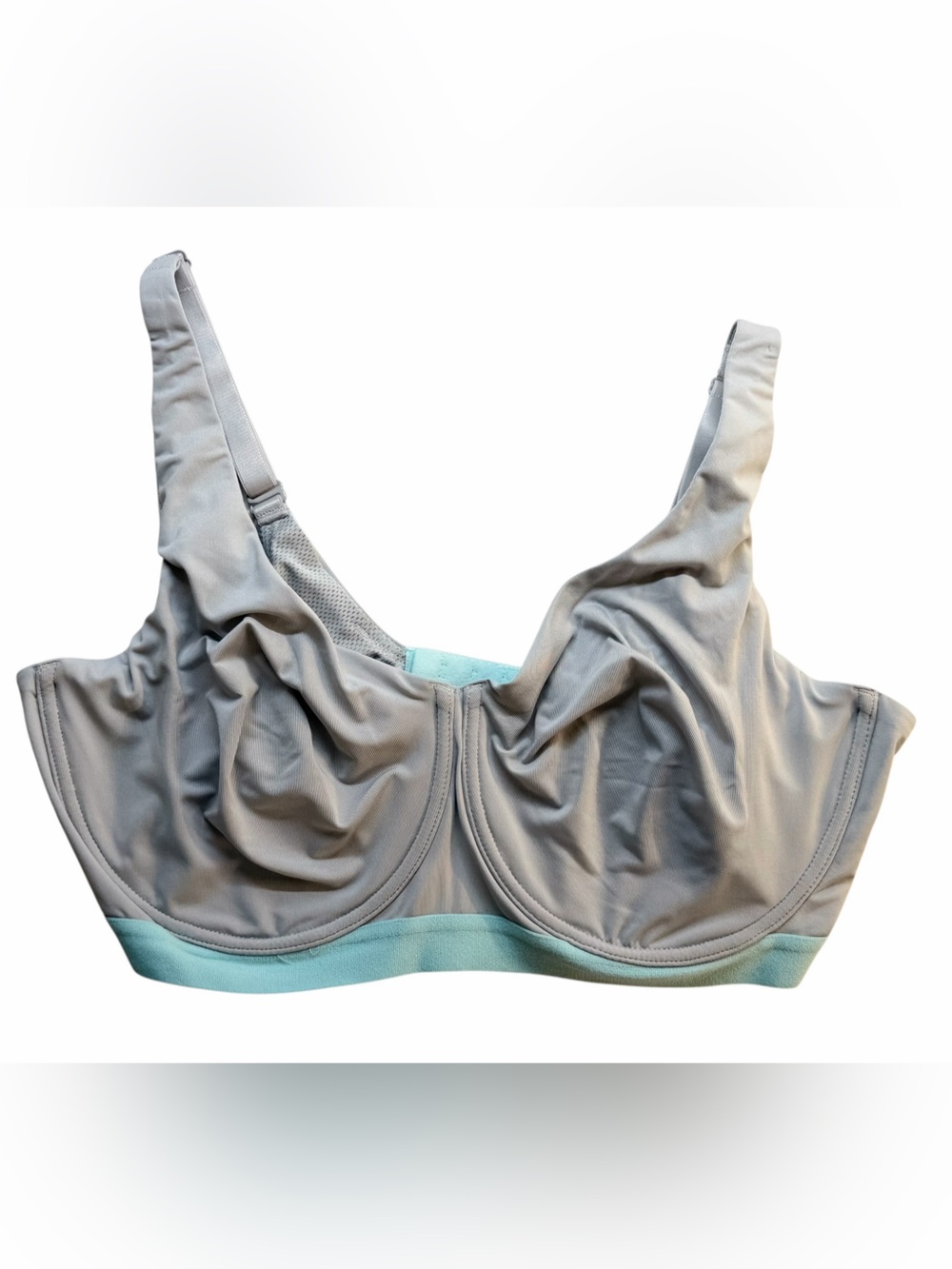 NWT Natori Recharge High Support Underwire Sports Bra 40DD Aqua Sky